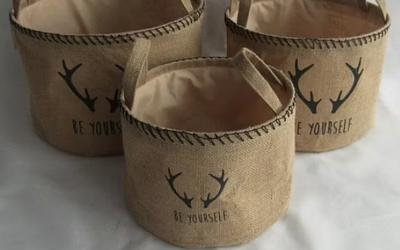 Canvas baskets