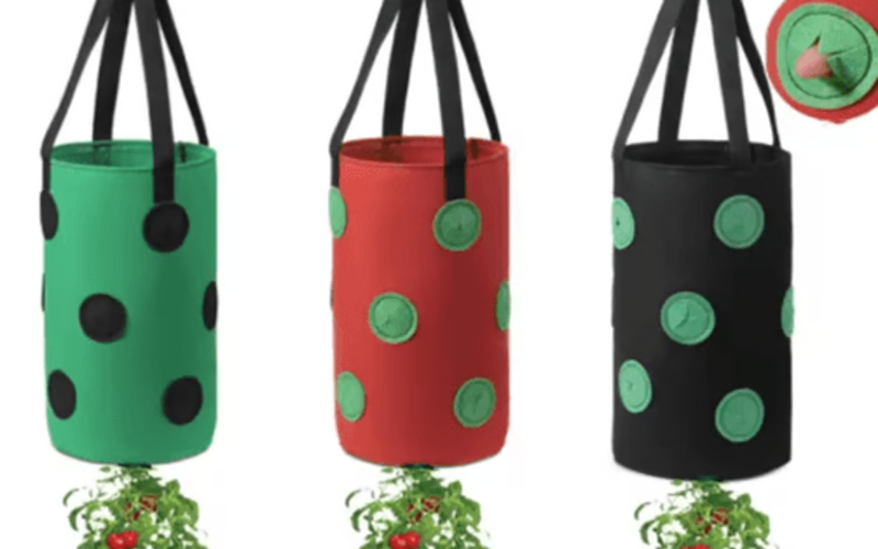 13-Pocket Felt Hanging Grow Bag