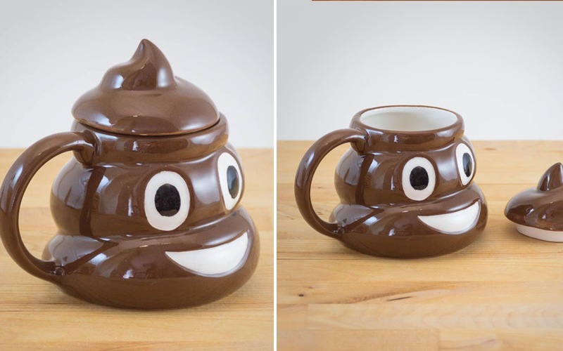 Funny Poop Emoji Mug with