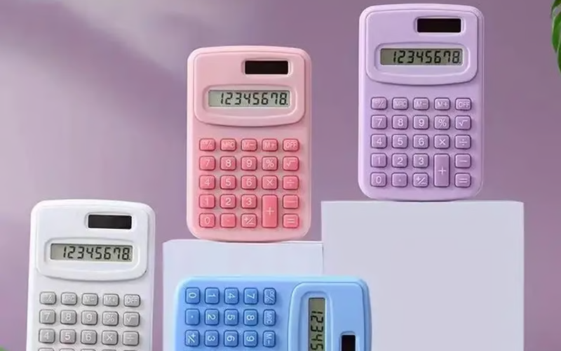 Small Solar Calculator Portable
