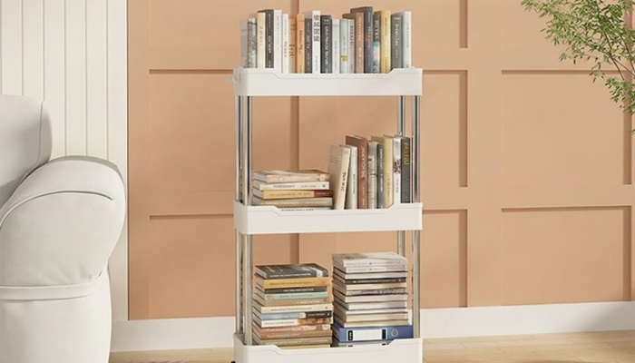 3 Tier Rolling Storage Cart with Wheels