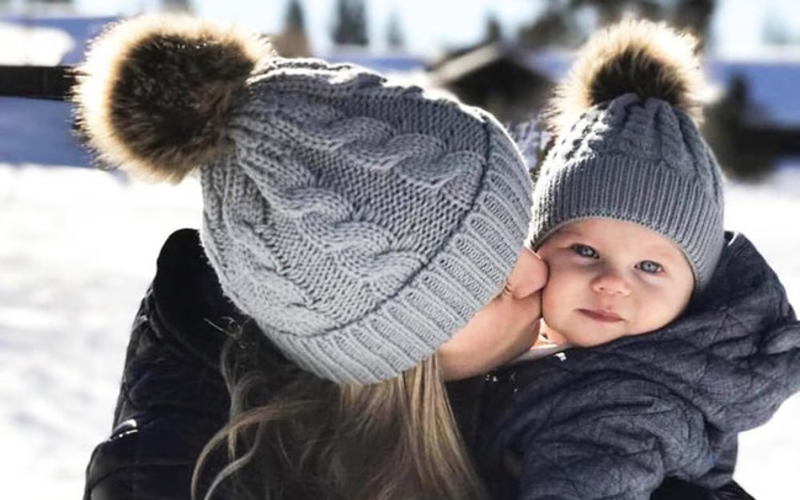 Mommy & Me Matching Faux Fur Beanies