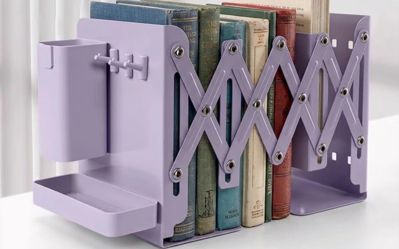 Scalable Folding Desk Organizer Bookshelf
